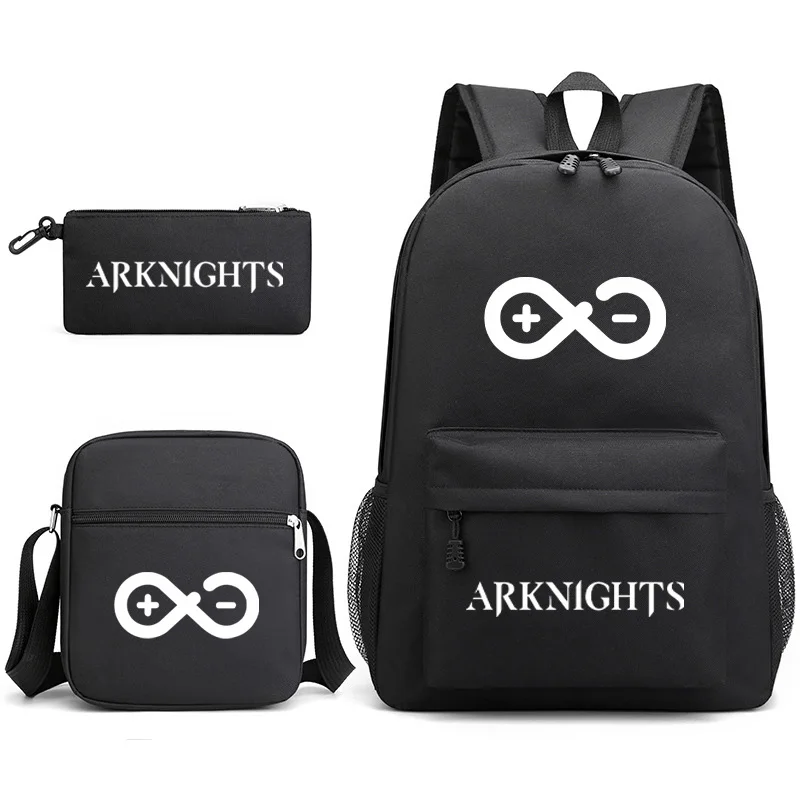 Black 3Pcs/set Game Arknights Backpack for Boys Girls School Backpack Shoulder Bag Teeny Student Pencil Bag Men Women Rucksack
Black 3Pcs/set Game Arknights Backpack for Boys Girls School Backpack Shoulder Bag Teeny Student Pencil Bag Men Women Rucksack