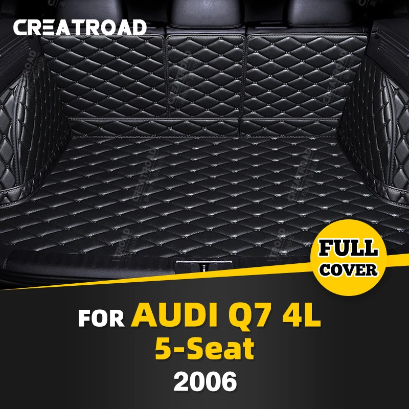 

Автомобильный коврик для багажника с полным покрытием для Audi Q7 5-Seat 4l 2006, противогрязный чехол для багажника автомобиля, коврик, подкладка для груза, защитные аксессуары для интерьера