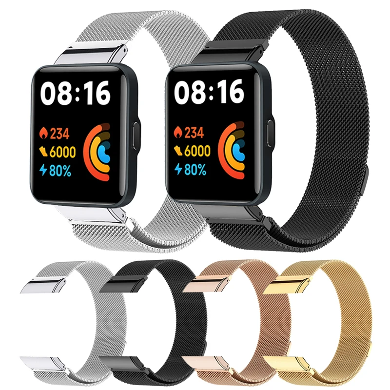 Ремешок для часов Redmi Watch 2 Lite, металлический браслет из нержавеющей стали с магнитной петлей, аксессуары для Xiaomi Watch Lite
Ремешок для часов Redmi Watch 2 Lite, металлический браслет из нержавеющей стали с магнитной петлей, аксессуары для Xiaomi Watch Lite