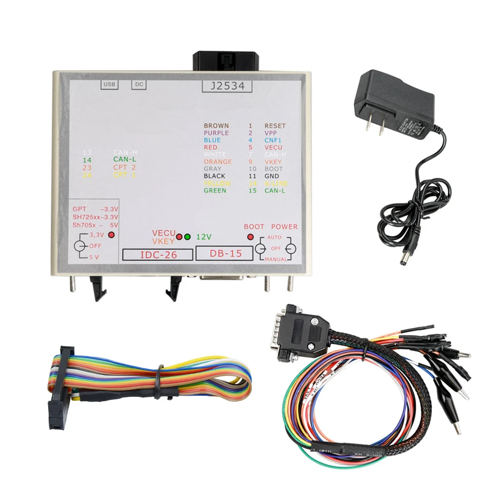 Новейший Блок питания для JTAG работает для программатора ECU Openport J2534 устройство ECU FLASH с адаптерными кабелями Многоцелевой разъем
Новейший Блок питания для JTAG работает для программатора ECU Openport J2534 устройство ECU FLASH с адаптерными кабелями Многоцелевой разъем