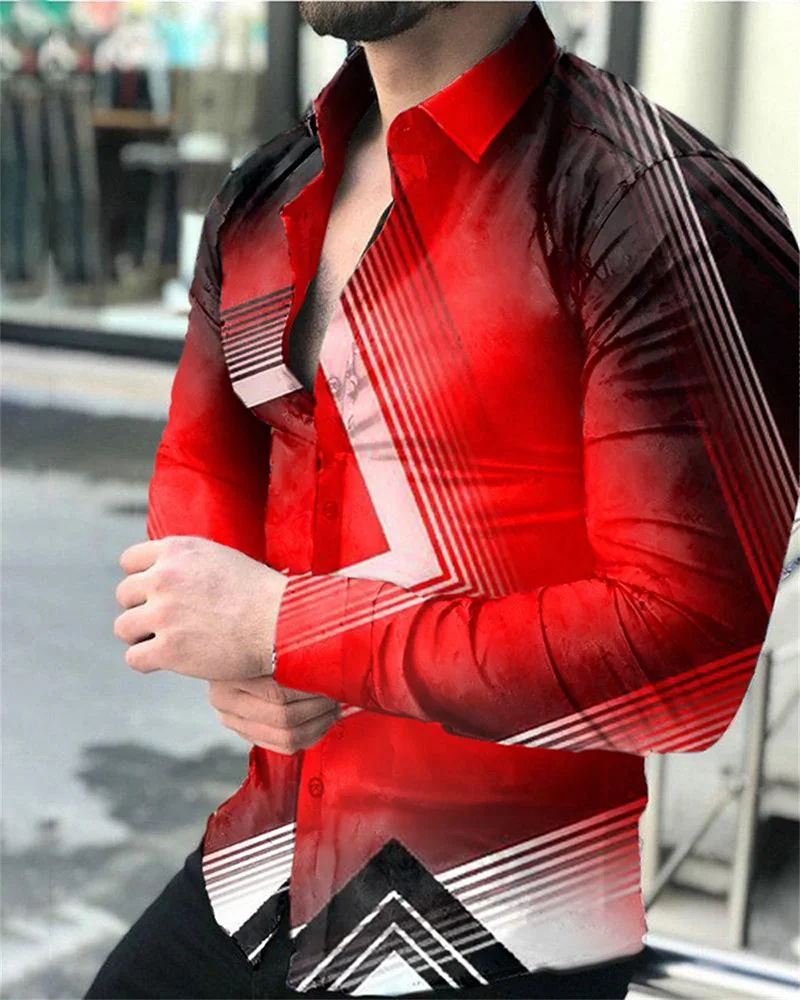 Men Autumn Polyester Long Sleeve Shirt Print Casual Male Top Turn-down Collar Buttoned Cardigan T-shirts Men's Clothes Blouse
Men Autumn Polyester Long Sleeve Shirt Print Casual Male Top Turn-down Collar Buttoned Cardigan T-shirts Men's Clothes Blouse