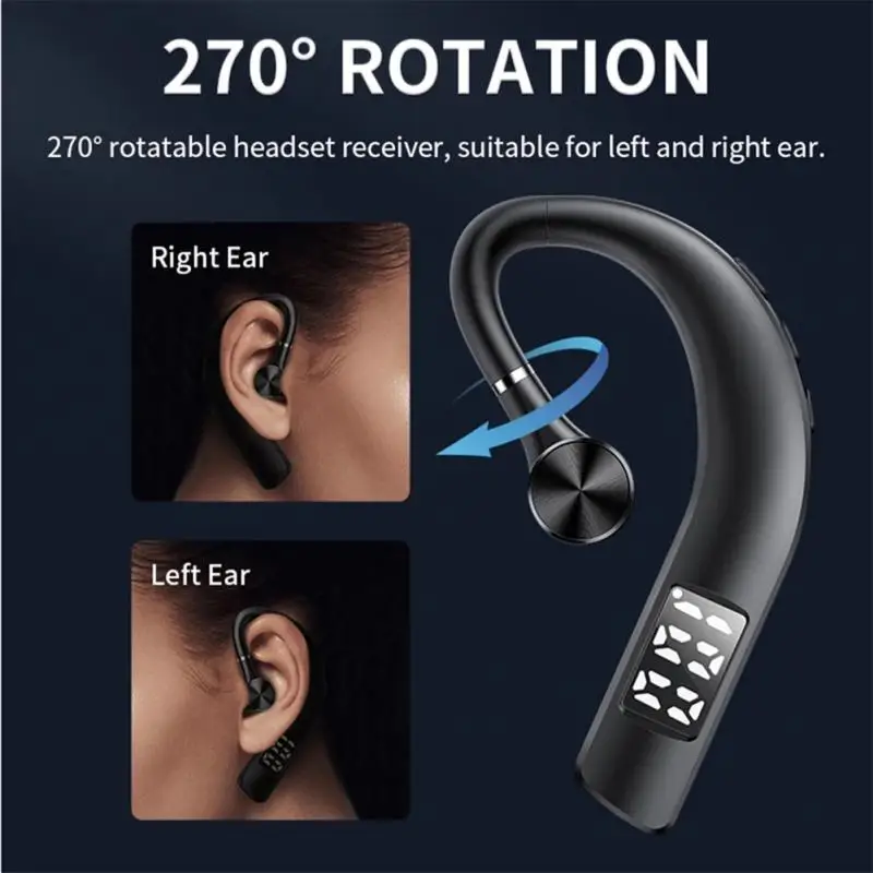 Hanging-ear Ultra-long Battery Life Sports Headphones Voice Assistant Bluetooth Headset Noise Reduction Wireless Earbuds 150 Mah
Hanging-ear Ultra-long Battery Life Sports Headphones Voice Assistant Bluetooth Headset Noise Reduction Wireless Earbuds 150 Mah