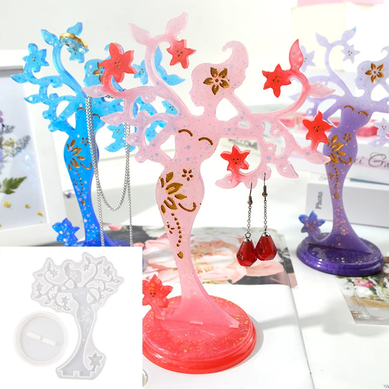 Cute Jewelry Holder Silicone Mold for UV Resin Epoxy Handmade Crystal Home Decorations Craft Child
Cute Jewelry Holder Silicone Mold for UV Resin Epoxy Handmade Crystal Home Decorations Craft Child