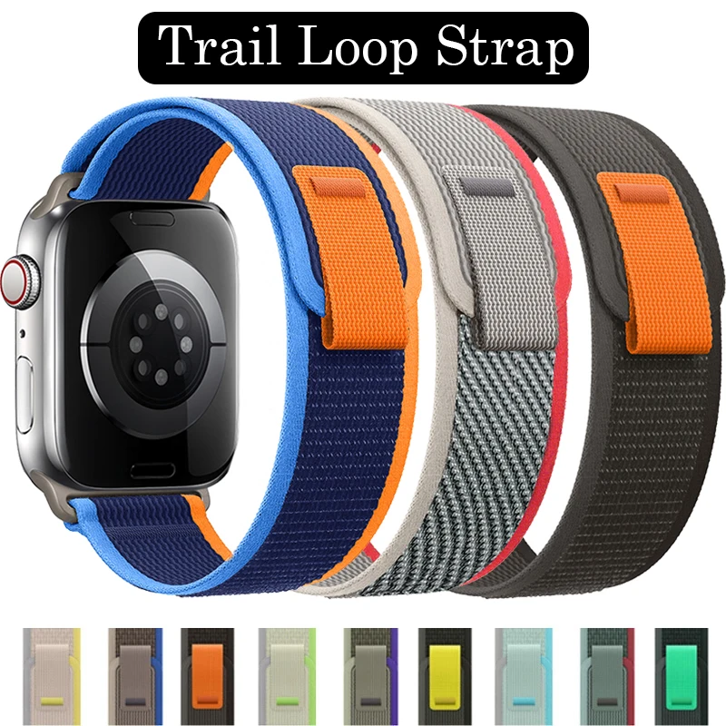 Ремешок Trail Loop для Apple Watch Ultra Band 49 мм 44 мм 40 мм 45 мм 41 мм 42 мм 44 45 49 мм, браслет Correa для IWatch Series 8 7 6 5 3 Se
Ремешок Trail Loop для Apple Watch Ultra Band 49 мм 44 мм 40 мм 45 мм 41 мм 42 мм 44 45 49 мм, браслет Correa для IWatch Series 8 7 6 5 3 Se