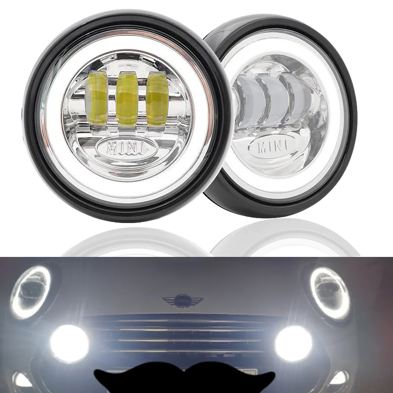 Angel Eyes LED Rally Driving Light Front Bumper Lamp For MINI Cooper R60 with brackets
Angel Eyes LED Rally Driving Light Front Bumper Lamp For MINI Cooper R60 with brackets