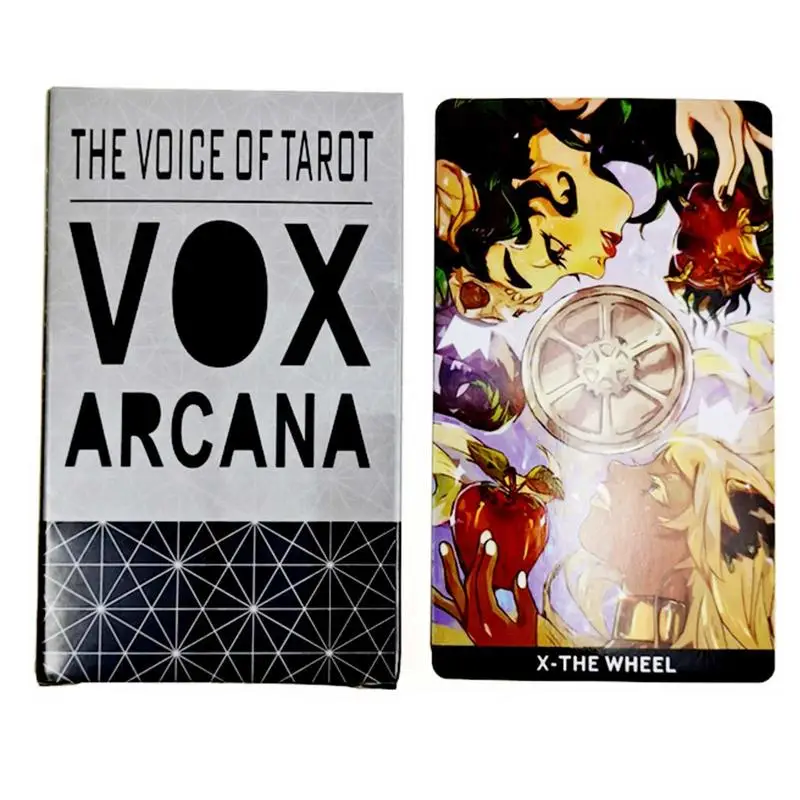 

Таро-карты с голосом, арикана, Оракл, таро, волшебная настольная карта, игра на английском языке, гадания, таро, семейные искусственные игральные карты
