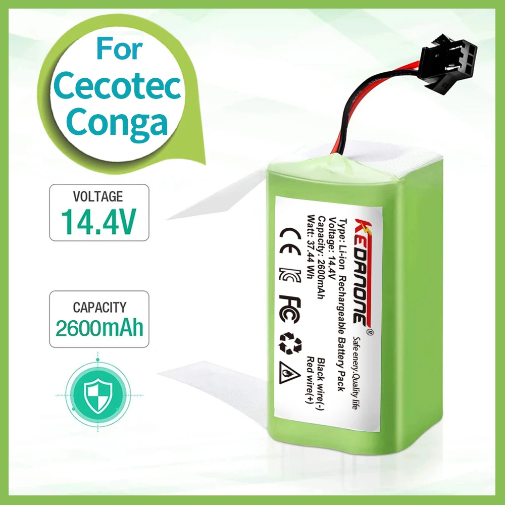 batería conga 1090 990 950 cecotec 14.4V 4.0Ah Li-ion battery for Ecovacs Deebot DN621 601/605 Eufy RoboVac 35C Panda i7 V710
batería conga 1090 990 950 cecotec 14.4V 4.0Ah Li-ion battery for Ecovacs Deebot DN621 601/605 Eufy RoboVac 35C Panda i7 V710