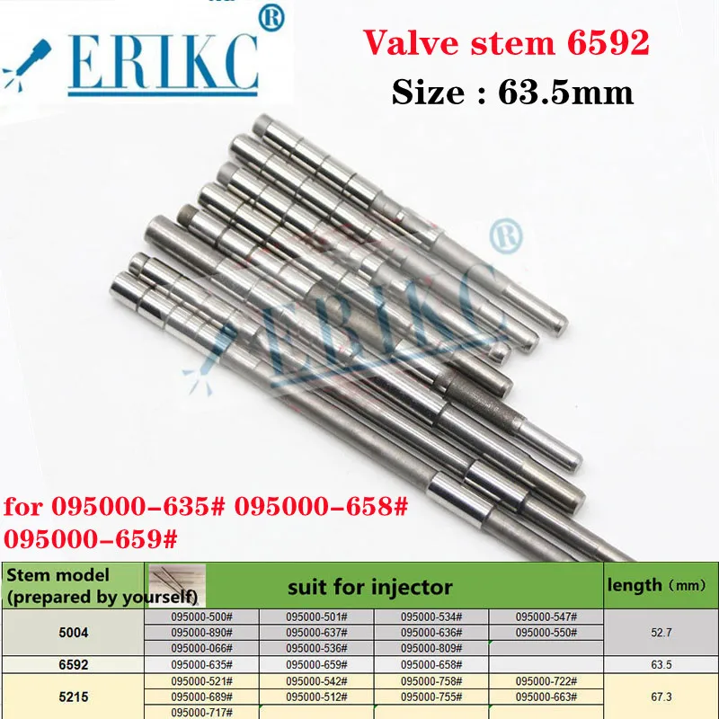 ERIKC стержень клапана управления инжектором 63,5 мм для 095000-635 #23670-E0050 VH23670-E0050A 095000-6580 095000-6590
ERIKC стержень клапана управления инжектором 63,5 мм для 095000-635 #23670-E0050 VH23670-E0050A 095000-6580 095000-6590