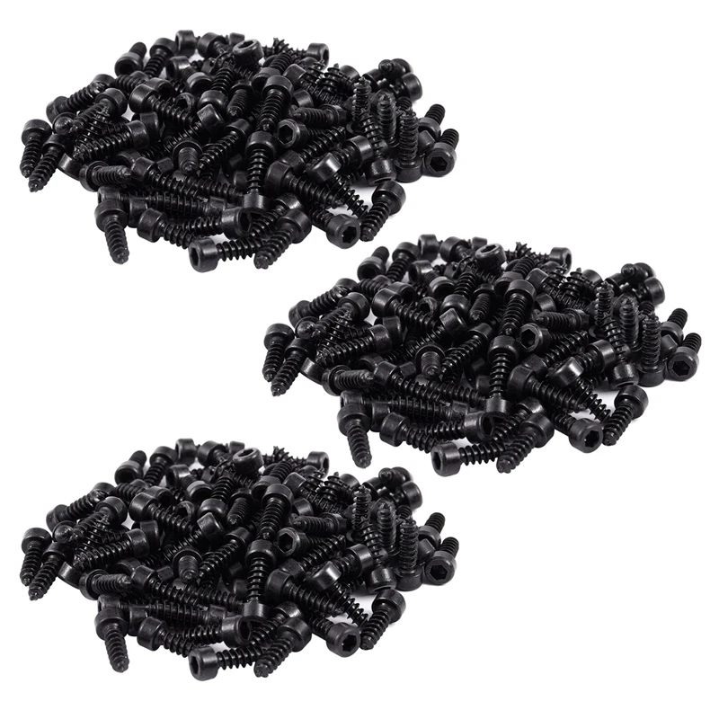 

Самонарезающие винты с шестигранной головкой, черные, 300 шт., 3 мм X 10 мм