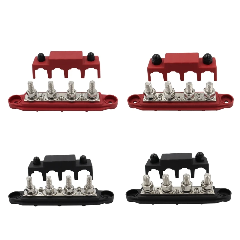 48V 250A 4 Way Bus Bar Ground Distribution Block Panel Car Boat Power Distribution Block
48V 250A 4 Way Bus Bar Ground Distribution Block Panel Car Boat Power Distribution Block