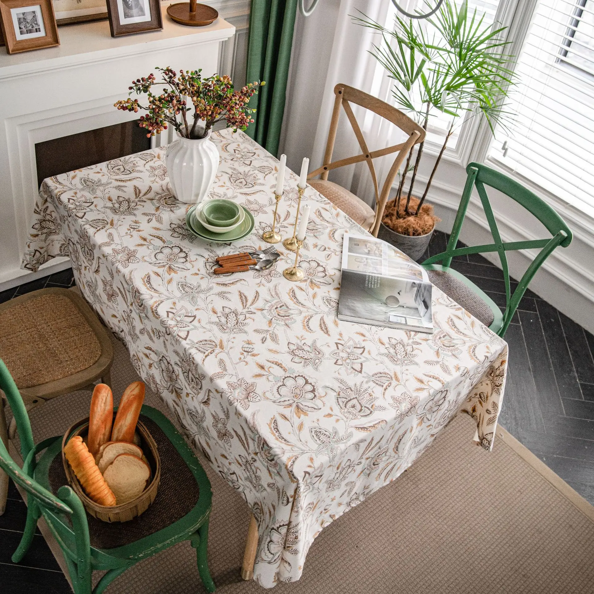 Tablecloth Design Drawing Art Print Table Cloth Washable Water Resistance Rectangle Cover Cotton Linen White Floral Dust-Proof
Tablecloth Design Drawing Art Print Table Cloth Washable Water Resistance Rectangle Cover Cotton Linen White Floral Dust-Proof