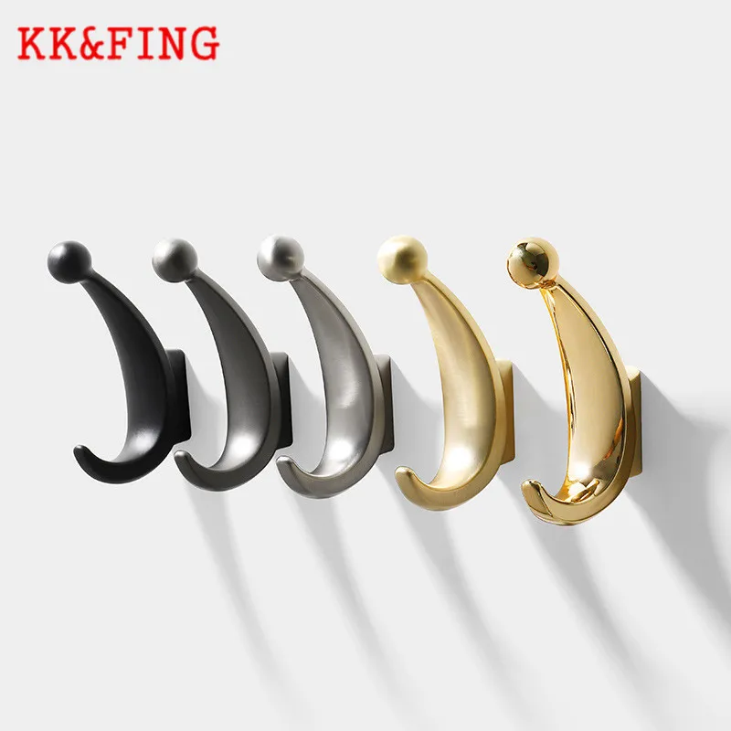 KK&FING New Light Luxury Gold Wall Hanging Single Clothes Hook Zinc Alloy Bedroom Living Coat Robe Hook Key Hook Hanger Hardware
KK&FING New Light Luxury Gold Wall Hanging Single Clothes Hook Zinc Alloy Bedroom Living Coat Robe Hook Key Hook Hanger Hardware