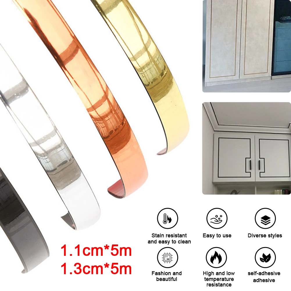 5M waterproof gold tape for furniture Tile Gap Sticker adhesive tape for Ceiling Background Wall decorative Line Edge Banding
5M waterproof gold tape for furniture Tile Gap Sticker adhesive tape for Ceiling Background Wall decorative Line Edge Banding
