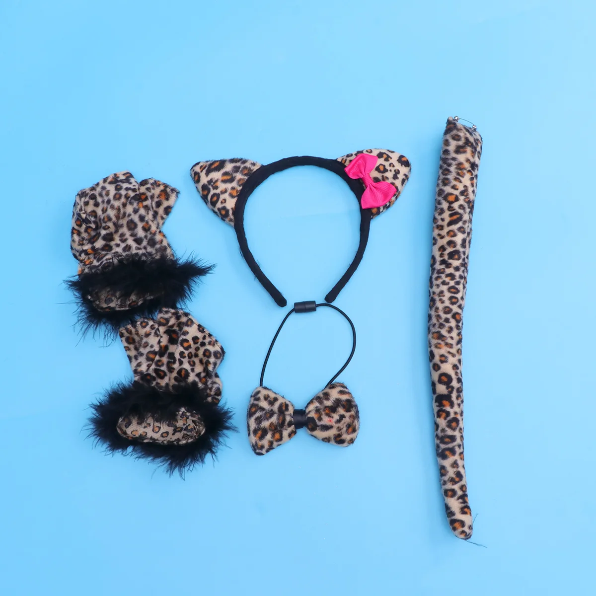 4 Pcs Leopard Headdress Headband Clothing Props Animal Cosplay Halloween Costumes 
4 Pcs Leopard Headdress Headband Clothing Props Animal Cosplay Halloween Costumes
