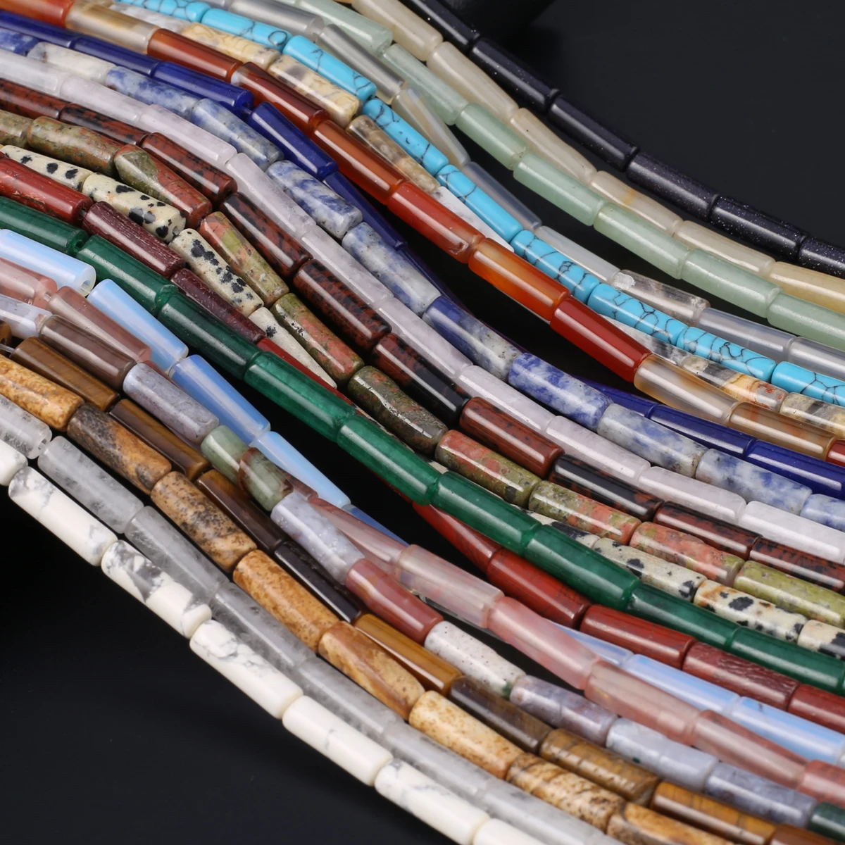 Natural Stone Tube Beads Loose Indian Agates Opal Spacer Bead for Jewelry Making Diy Women Necklace Bracelet Accessories
Natural Stone Tube Beads Loose Indian Agates Opal Spacer Bead for Jewelry Making Diy Women Necklace Bracelet Accessories