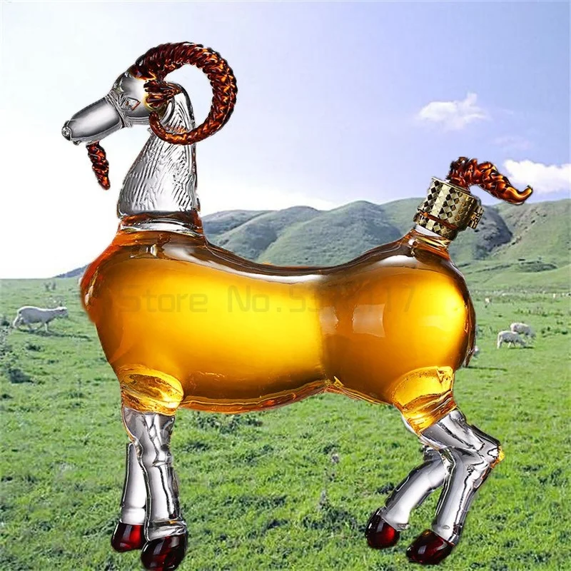 Cute animal sheep shaped design home lead-free whiskey decanter for Liquor Scotch Bourbon 1201-07
Cute animal sheep shaped design home lead-free whiskey decanter for Liquor Scotch Bourbon 1201-07