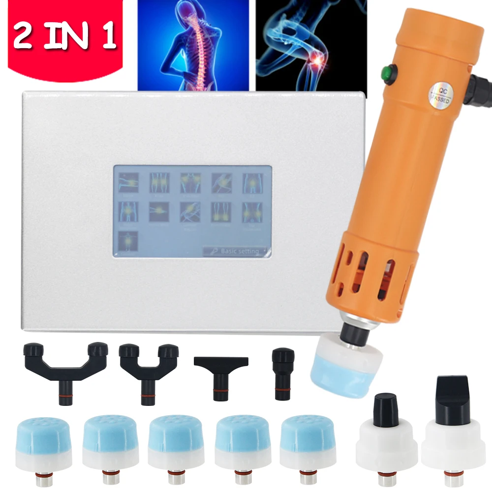 Shockwave Therapy Machine 2 in 1 ED Treatment Relief Elbow and Leg Muscle Pain Professional Touch Screen Chiropractic Equipment
Shockwave Therapy Machine 2 in 1 ED Treatment Relief Elbow and Leg Muscle Pain Professional Touch Screen Chiropractic Equipment