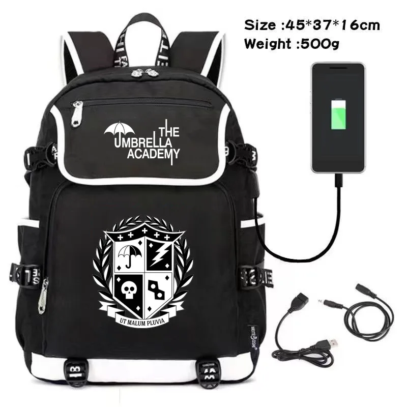 The Umbrella Academy Backpack Men Teenager Rucksack for School Boys Girls Baakbag Bags Women Usb Laptop Travel Mochila Escolar
The Umbrella Academy Backpack Men Teenager Rucksack for School Boys Girls Baakbag Bags Women Usb Laptop Travel Mochila Escolar