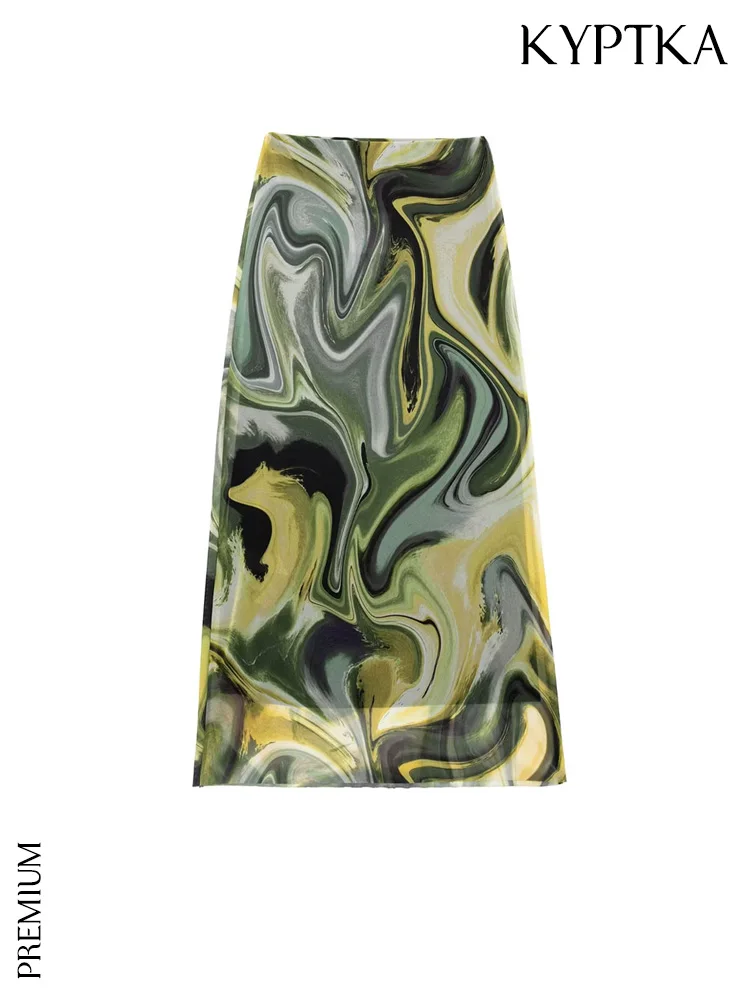 KYPTKA Women Fashion Printed Tulle Midi Skirt Vintage High Elastic Waist With Lining Female Skirts Mujer
KYPTKA Women Fashion Printed Tulle Midi Skirt Vintage High Elastic Waist With Lining Female Skirts Mujer