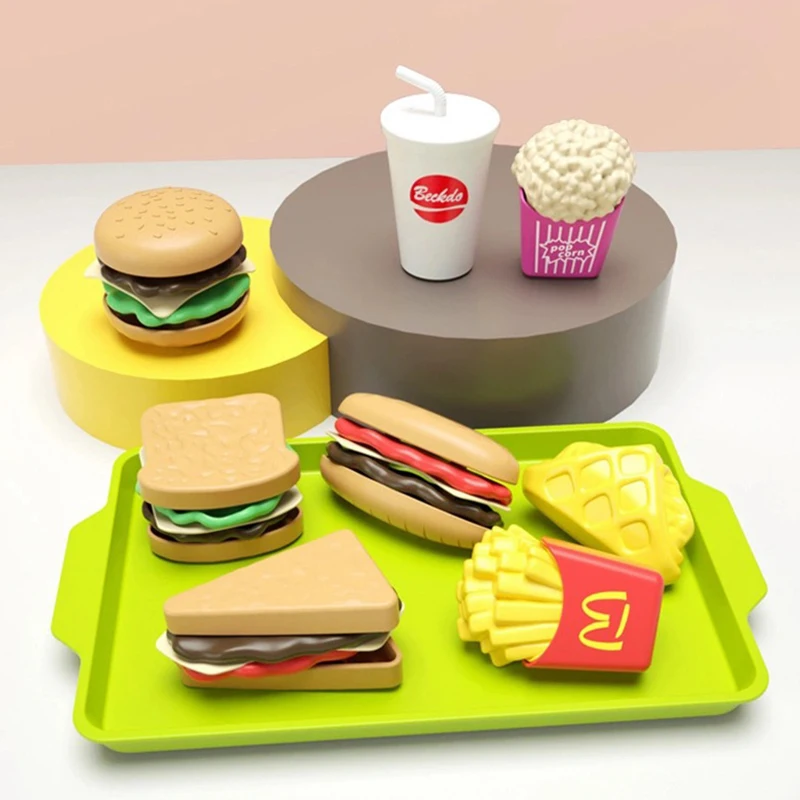 NEW Detachable Snack Hamburger Plastic Pretend Toys Play House Food Sets for Kids Kitchen Birthday Present
NEW Detachable Snack Hamburger Plastic Pretend Toys Play House Food Sets for Kids Kitchen Birthday Present