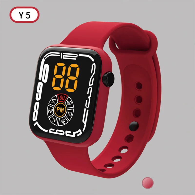 Sports Digital Wristwatches Children Waterproof Kids Watches Boys LED Display Luminous Smart Watch for Kids Student Clock
Sports Digital Wristwatches Children Waterproof Kids Watches Boys LED Display Luminous Smart Watch for Kids Student Clock