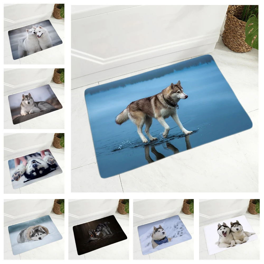 Siberian Husky Dog Door Mat Anti-Slip Corridor Pet Animal Carpet For Restaurant Bedroom Floor Mat Door Mat Decoration
Siberian Husky Dog Door Mat Anti-Slip Corridor Pet Animal Carpet For Restaurant Bedroom Floor Mat Door Mat Decoration