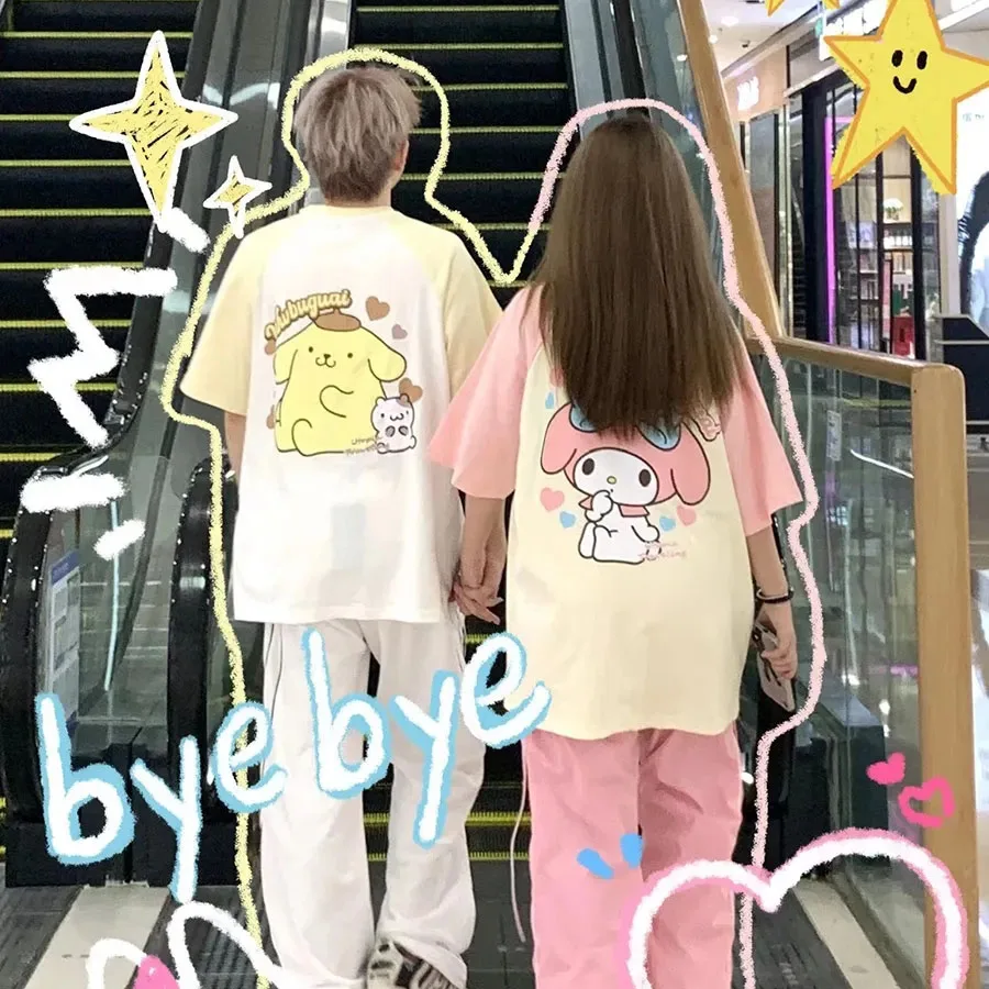 Женская хлопковая Футболка с помпоном Sanrio, розовая футболка с милым аниме принтом Hello футболка Китти Y2k, лето
Женская хлопковая Футболка с помпоном Sanrio, розовая футболка с милым аниме принтом Hello футболка Китти Y2k, лето