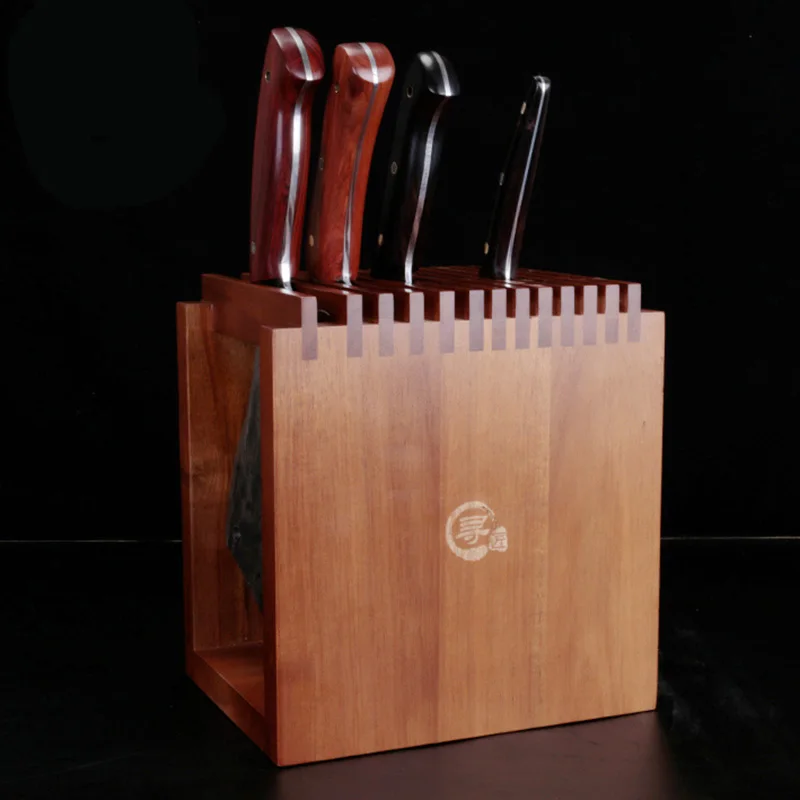 Thick Acacia Wood Knife Holder Universal Boning Santoku Cleaver Slicing Knife Storage Rack Knife Stand Organizer Accessories
Thick Acacia Wood Knife Holder Universal Boning Santoku Cleaver Slicing Knife Storage Rack Knife Stand Organizer Accessories