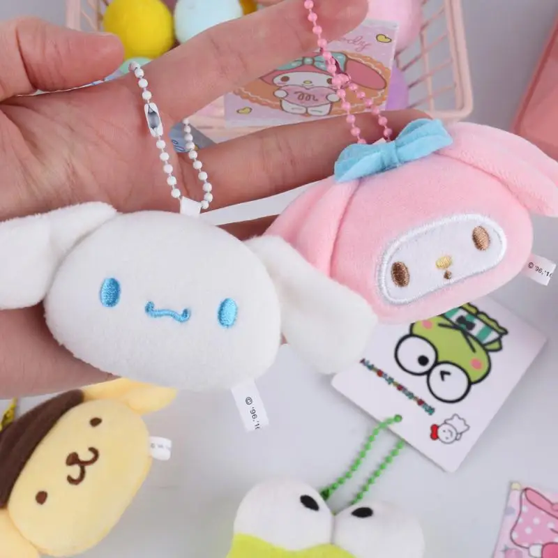 7Cm Kawaii Sanrioss Anime Kuromi Melody Cinnamoroll Kt Cat Purin Dog Big Eye Frog Plush Keychain Cute Plushie Pendant Doll Girls
7Cm Kawaii Sanrioss Anime Kuromi Melody Cinnamoroll Kt Cat Purin Dog Big Eye Frog Plush Keychain Cute Plushie Pendant Doll Girls