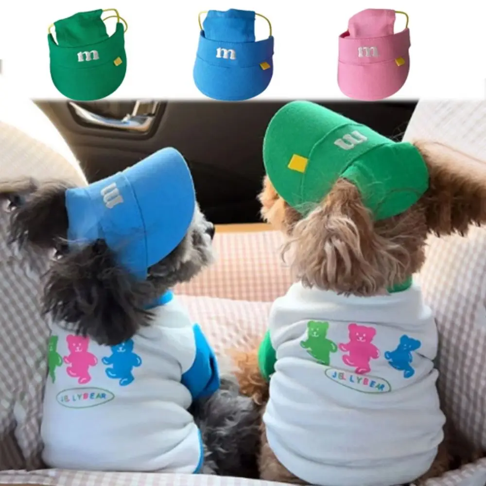 Fashion INS Embroidered Three-color Sun Dogs Hats Visor Hat Dog Pet Elastic Pig Nose Buckle Adjustable Hats Puppy Accessories
Fashion INS Embroidered Three-color Sun Dogs Hats Visor Hat Dog Pet Elastic Pig Nose Buckle Adjustable Hats Puppy Accessories