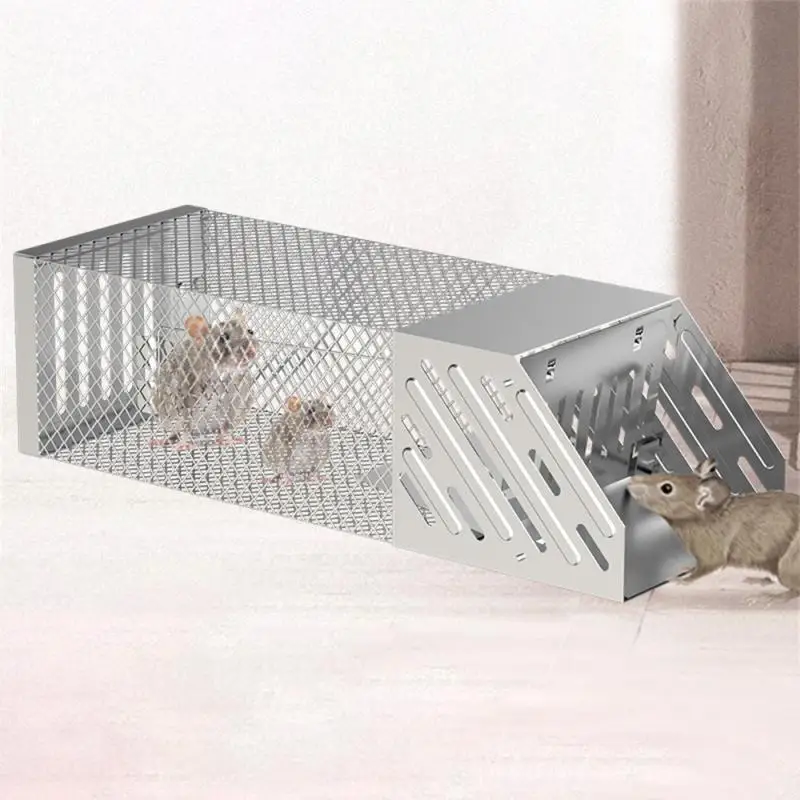Indoor Outdoor Rat Trap Rat Cage Reusable Pest Repeller Safety Mouse Cage Self-locking Household Mouse Catcher Household Gadget
Indoor Outdoor Rat Trap Rat Cage Reusable Pest Repeller Safety Mouse Cage Self-locking Household Mouse Catcher Household Gadget