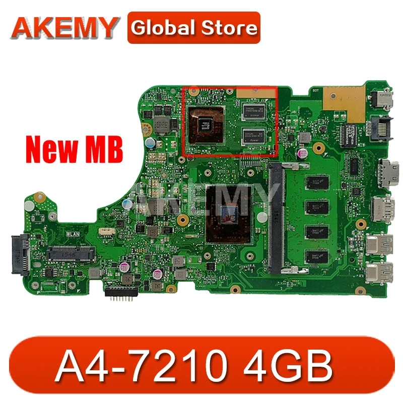 Материнская плата Akemy X555YI, A4-7210 4 Гб ОЗУ, 2 Гб для ноутбука ASUS X555D, A555D, X555DG, X555YI, материнская плата X555DG
Материнская плата Akemy X555YI, A4-7210 4 Гб ОЗУ, 2 Гб для ноутбука ASUS X555D, A555D, X555DG, X555YI, материнская плата X555DG