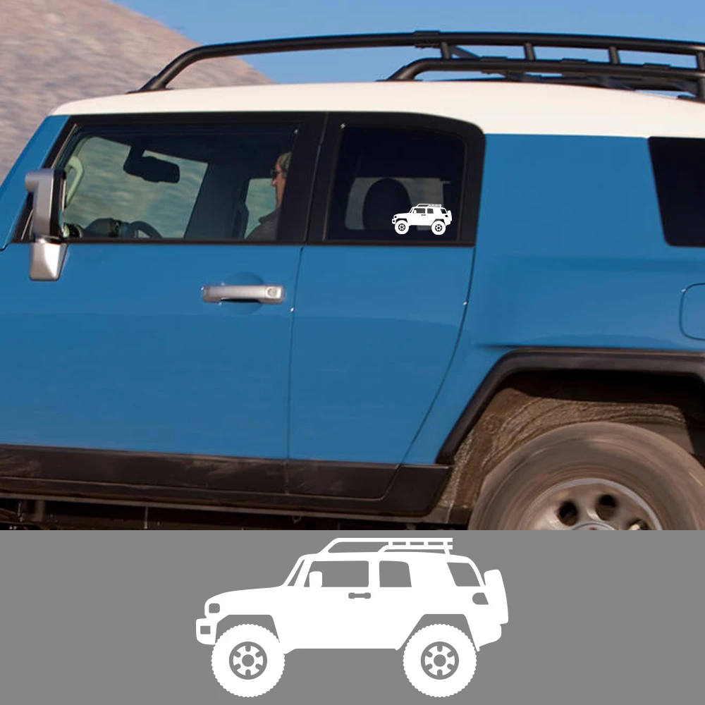 Автомобильная дверь боковая Наклейка для Toyota FJ Cruiser графика в автомобильном