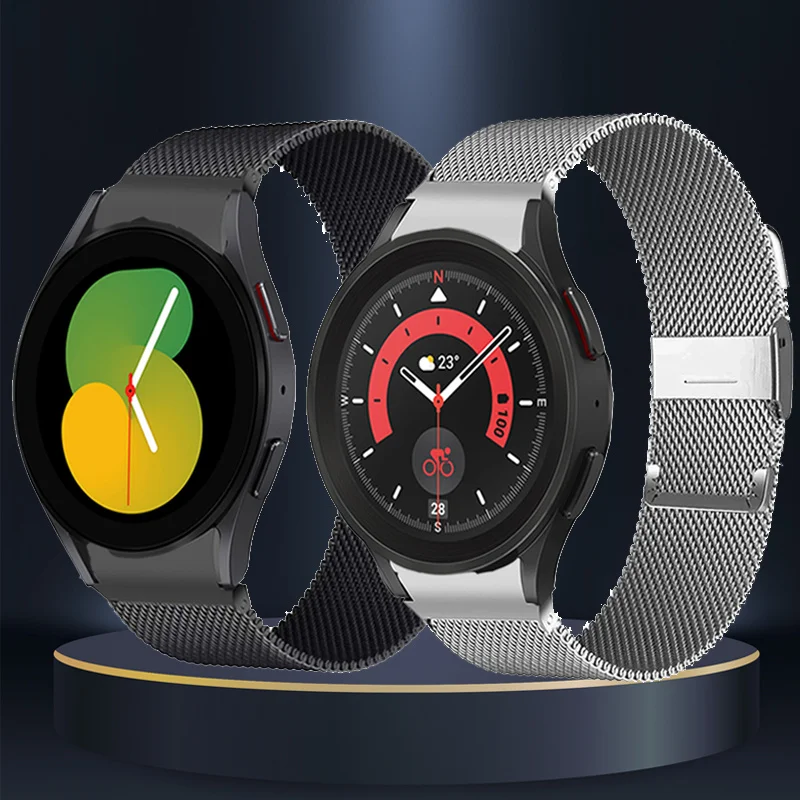 No Gaps Milanese Loop Strap For Samsung Galaxy Watch 4 5 40mm 44mm 46mm 42 Metal Bracelet Buckle Correa Galaxy Watch 5 Pro 45mm
No Gaps Milanese Loop Strap For Samsung Galaxy Watch 4 5 40mm 44mm 46mm 42 Metal Bracelet Buckle Correa Galaxy Watch 5 Pro 45mm