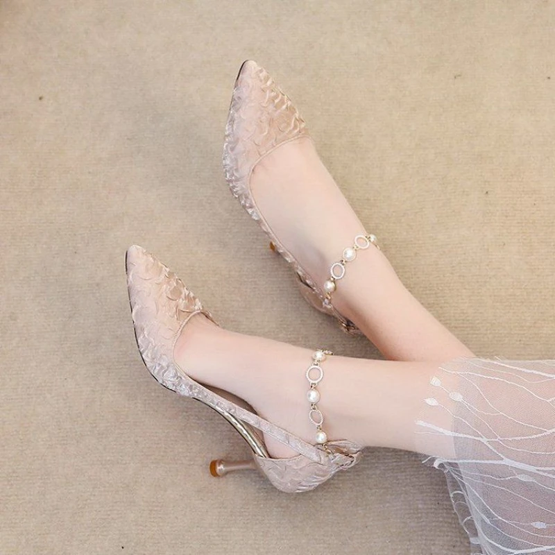 Sandals women's summer mid-heel thick heel pointed bag heel beaded women's shoes 2023new wrinkled surface rhinestone shoes women
Sandals women's summer mid-heel thick heel pointed bag heel beaded women's shoes 2023new wrinkled surface rhinestone shoes women