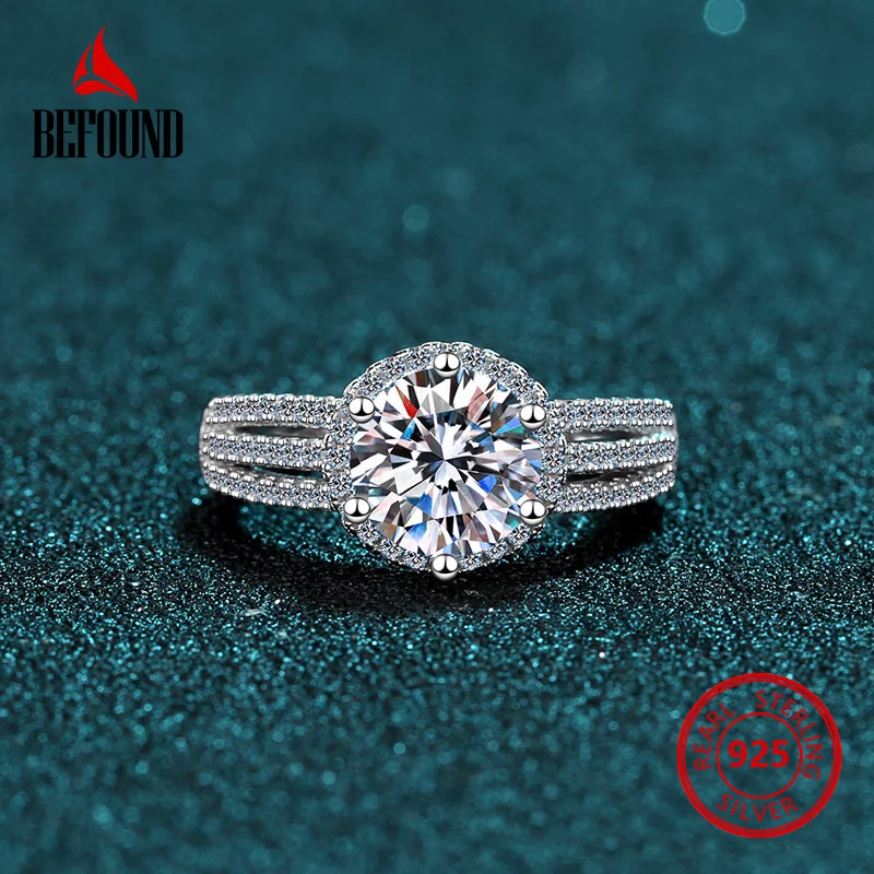 2ct 3ct Six Prong Inlay Round Moissanite Rings for Women and 9mm High Carbon Diamond Halo Wedding Womens Ring with Small Stone
2ct 3ct Six Prong Inlay Round Moissanite Rings for Women and 9mm High Carbon Diamond Halo Wedding Womens Ring with Small Stone