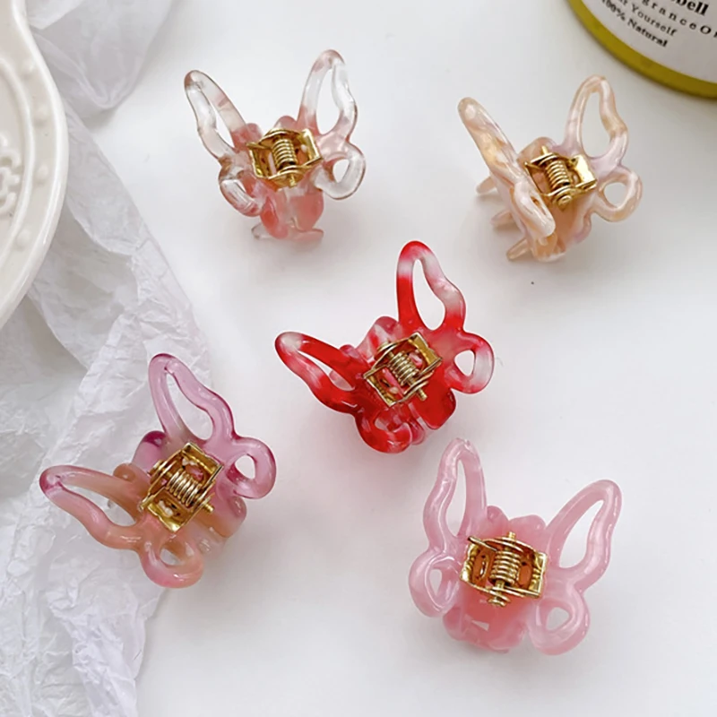 INS Cute Dazzle Color Small Hollow Butterfly Hair Clip for Women Acetate Fiber Plate Japanese Hair Accessories Korean Wholesale
INS Cute Dazzle Color Small Hollow Butterfly Hair Clip for Women Acetate Fiber Plate Japanese Hair Accessories Korean Wholesale