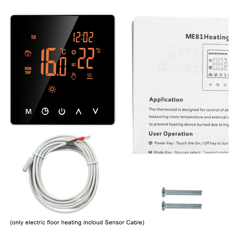 Smart Thermostat WiFi Wireless Remote Control Thermostat LCD Display Temperature Controller With Backlit Function For Home
Smart Thermostat WiFi Wireless Remote Control Thermostat LCD Display Temperature Controller With Backlit Function For Home