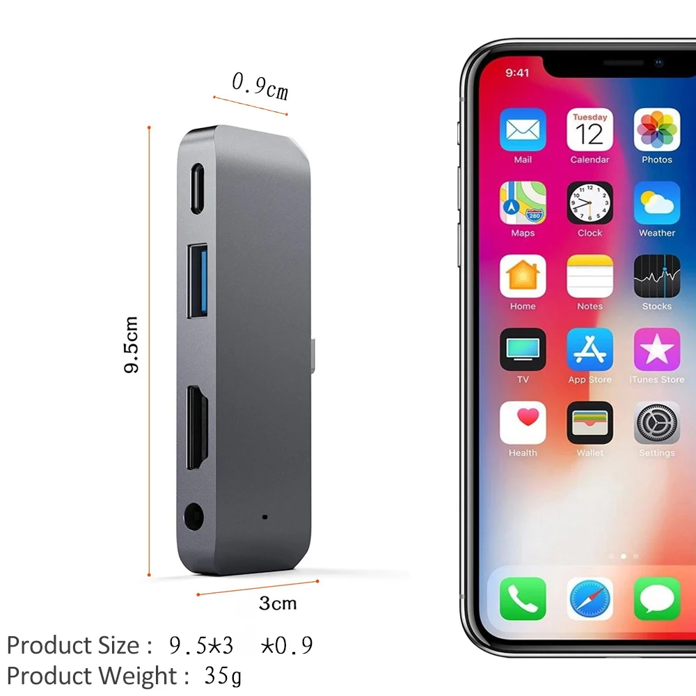 4 in 1 USB C HUB Type C To 4K HDMI USB3.0 PD 60W Charging Audio For iPad pro 2018/2019 Macbook Pro for Samsung galaxy s9 USB
4 in 1 USB C HUB Type C To 4K HDMI USB3.0 PD 60W Charging Audio For iPad pro 2018/2019 Macbook Pro for Samsung galaxy s9 USB