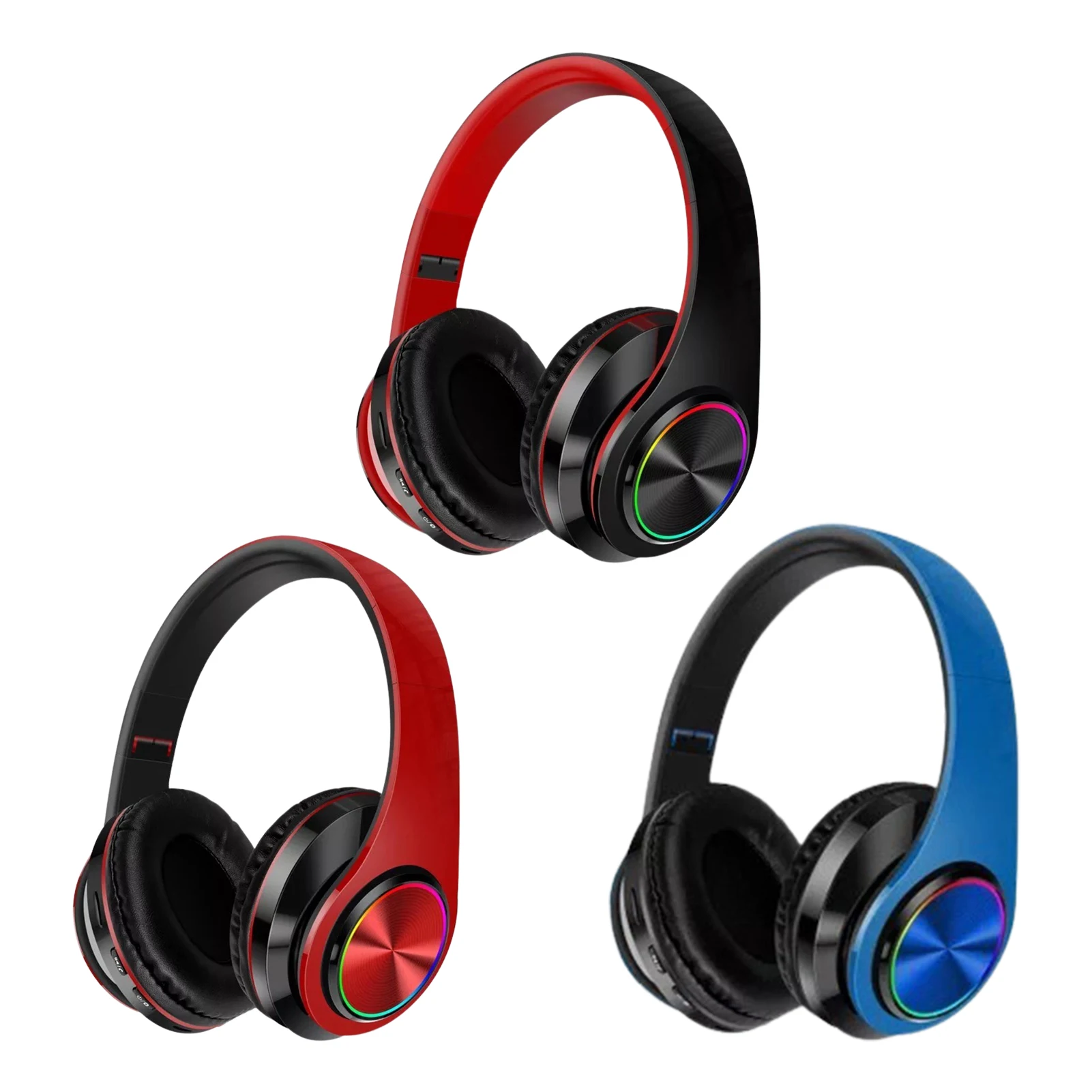 B39 Head-mounted Wireless BT 5.0 Headset HiFi Bass Stereo Noise Cancelling Ear-hook Headphones Seven-color LED Light
B39 Head-mounted Wireless BT 5.0 Headset HiFi Bass Stereo Noise Cancelling Ear-hook Headphones Seven-color LED Light
