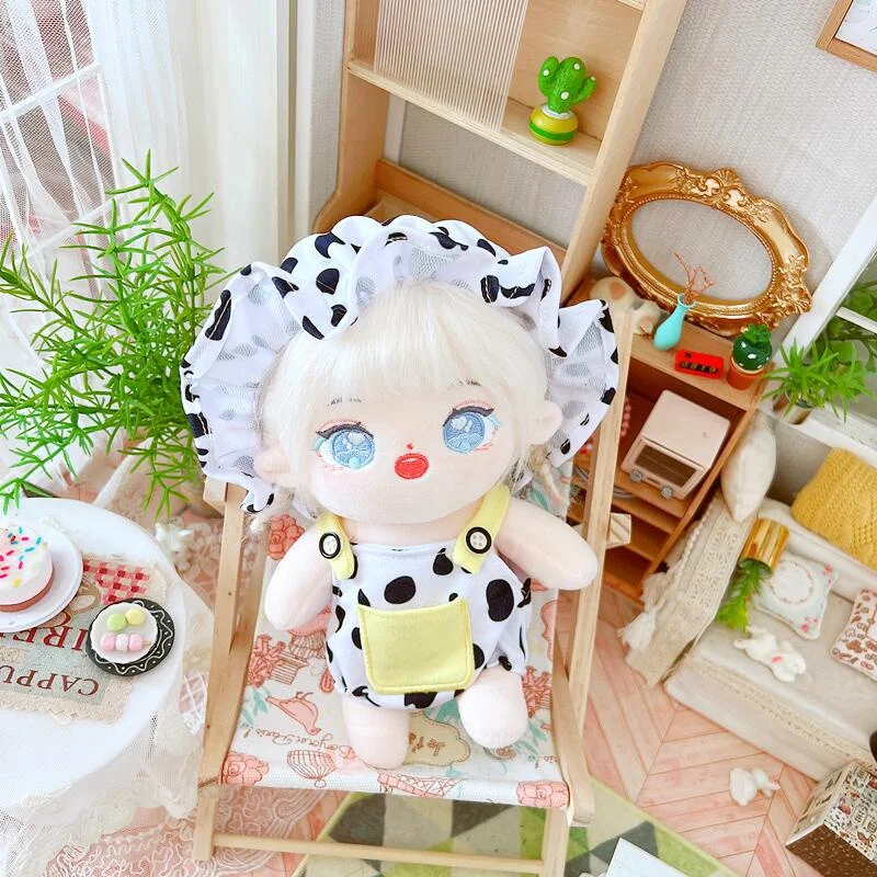 Human Doll Cotton Doll 20cm Baby Clothes Cow Pocket Two-Piece Set Toy Plush Doll Dress Up
Human Doll Cotton Doll 20cm Baby Clothes Cow Pocket Two-Piece Set Toy Plush Doll Dress Up