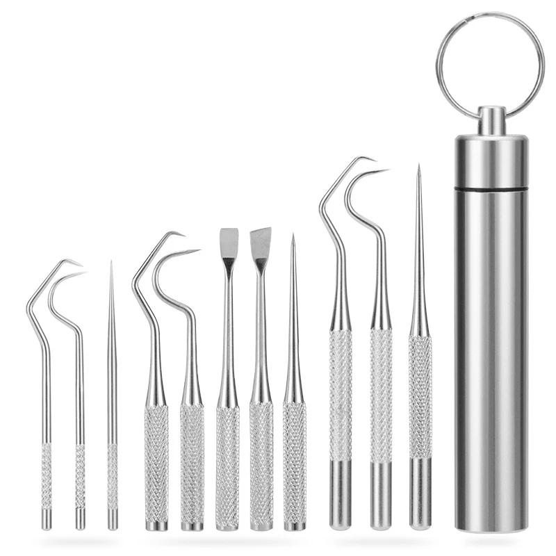 1/3Pcs Stainless Steel Toothpick Set Portable Oral Cleaning Tools Tooth Flossing Artifact Outdoor Picnic Camp Reusable Toothpick
1/3Pcs Stainless Steel Toothpick Set Portable Oral Cleaning Tools Tooth Flossing Artifact Outdoor Picnic Camp Reusable Toothpick
