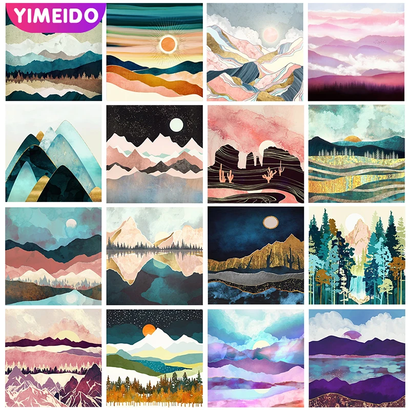 YIMEIDO 5D DIY Full Drill AB Diamond Painting Scenery Diamond Mosaic Landscape Embroidery Cross Stitch Kits Art Home Decor Gift
YIMEIDO 5D DIY Full Drill AB Diamond Painting Scenery Diamond Mosaic Landscape Embroidery Cross Stitch Kits Art Home Decor Gift
