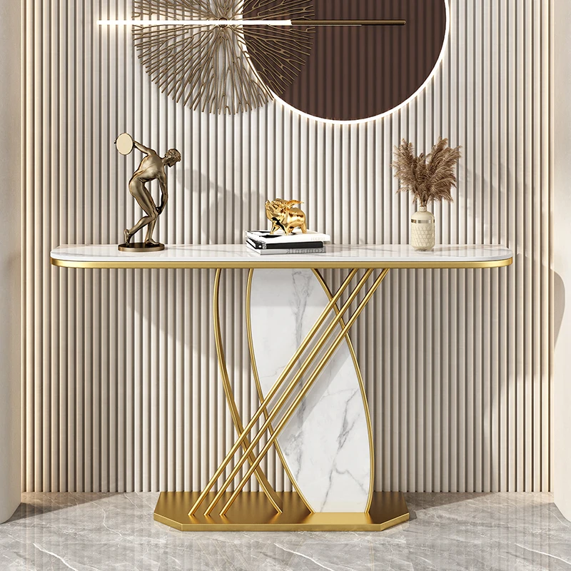Italian-style Luxury Console Table Living Room Entrance Slate Long Side Table Modern Simple Hallway Cabinet Home Furniture
Italian-style Luxury Console Table Living Room Entrance Slate Long Side Table Modern Simple Hallway Cabinet Home Furniture