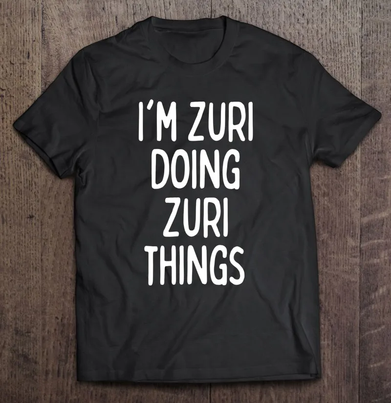 Забавная футболка Im Zuri Doing Zuri Things с именем, летняя спортивная мужская одежда Манга, Мужская футболка для спортзала
Забавная футболка Im Zuri Doing Zuri Things с именем, летняя спортивная мужская одежда Манга, Мужская футболка для спортзала