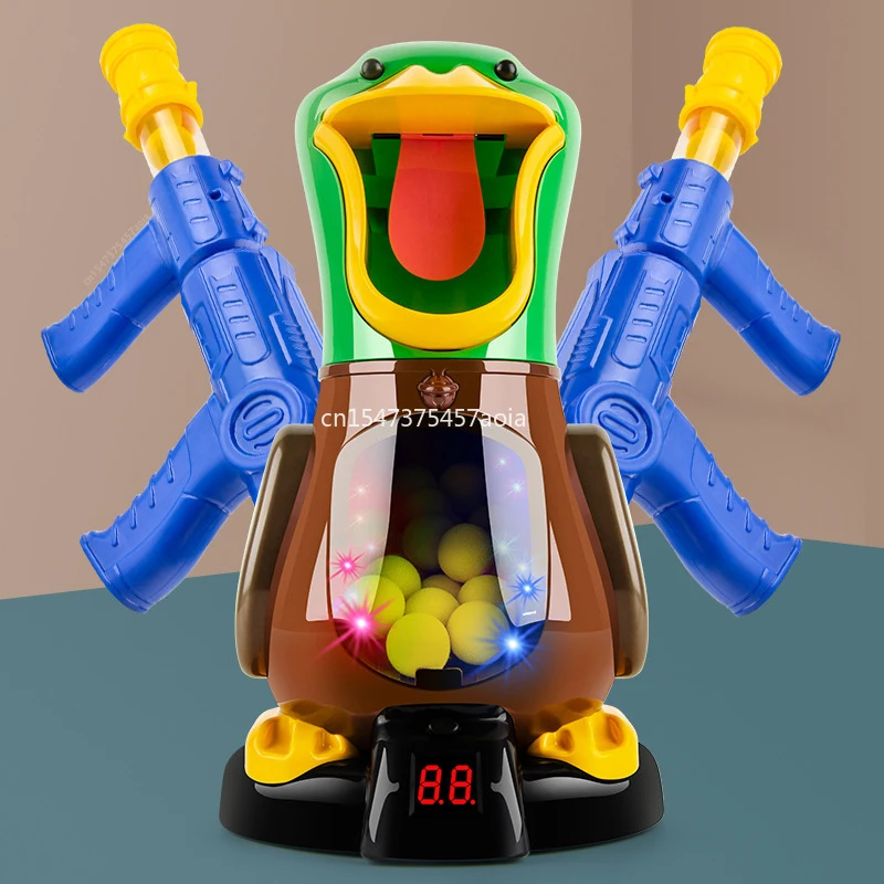 Оригинальные игрушки для стрельбы голодная стреляющая утка Воздушный пистолет