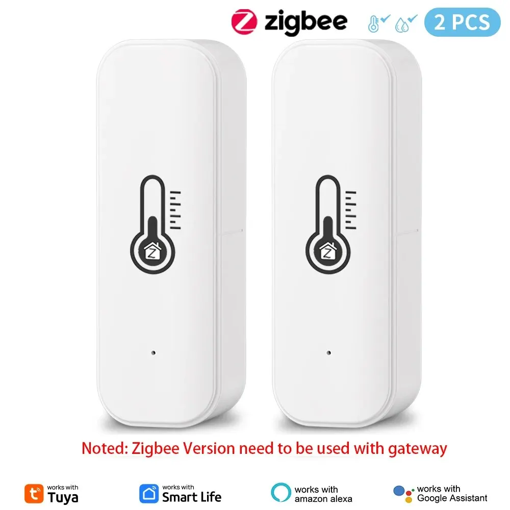 Датчик температуры и влажности Tuya Wi-Fi или Zigbee, домашний термометр, совместимый с приложением Smart Life Alexa Google A...
Датчик температуры и влажности Tuya Wi-Fi или Zigbee, домашний термометр, совместимый с приложением Smart Life Alexa Google A...