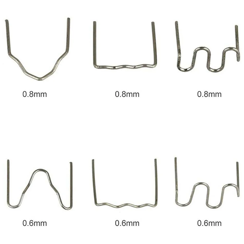 1200pcs Stainless Steel Staples 0.6/0.8mm Diameter 6silver Welding Nail Pre-Cut For Plastic Nylon Repairing Welding Tool Parts
1200pcs Stainless Steel Staples 0.6/0.8mm Diameter 6silver Welding Nail Pre-Cut For Plastic Nylon Repairing Welding Tool Parts