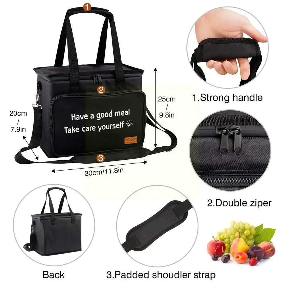 Portable Picnic Bag Thermal Insulated Lunch Bag Tote Pouch Cooler Waterproof Bags Food New School Camping Backpack Bento Ha P3r9 
Portable Picnic Bag Thermal Insulated Lunch Bag Tote Pouch Cooler Waterproof Bags Food New School Camping Backpack Bento Ha P3r9
