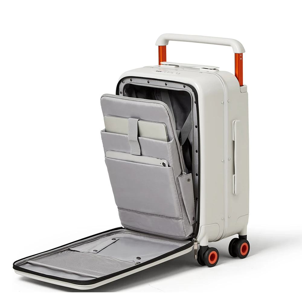 Mixi luxury aluminum silent wheel wide trolley suitcase business carry on travel front open set multi-functional luggage
Mixi luxury aluminum silent wheel wide trolley suitcase business carry on travel front open set multi-functional luggage